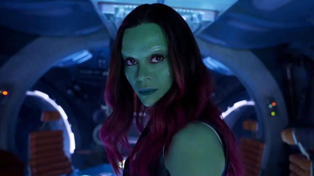 Gamora dans la saga Les Gardiens de la Galaxie
