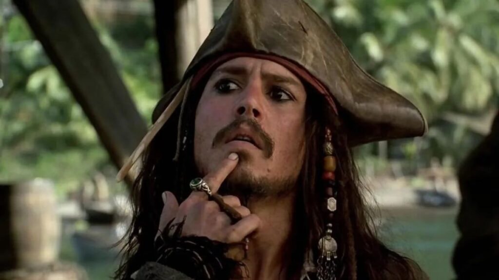 Jack Sparrow dans Pirates des Caraibes