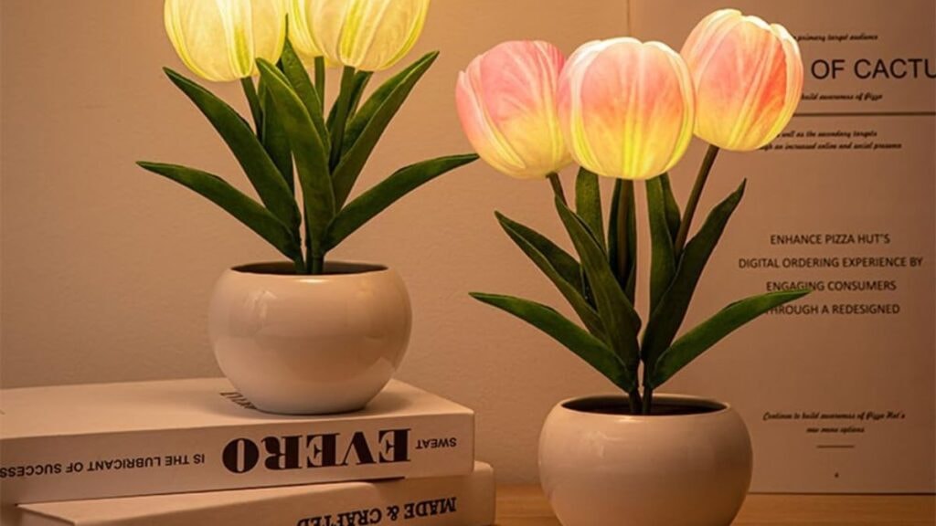 Lampe fleurs