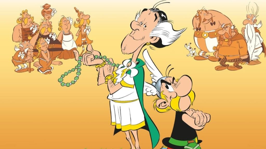 Image de la bande dessinée Astérix, L'iris blanc