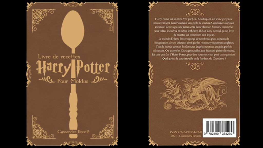 Livre de recettes Harry Potter auto édition