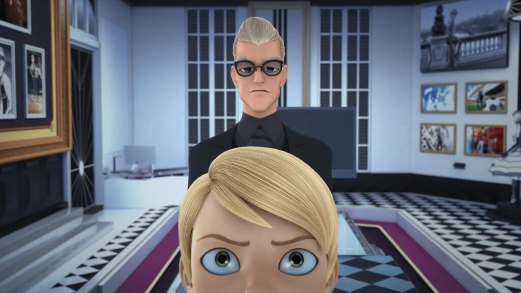 Gabriel Agreste est le père d'Adrien dans le dessin animé Miraculous.