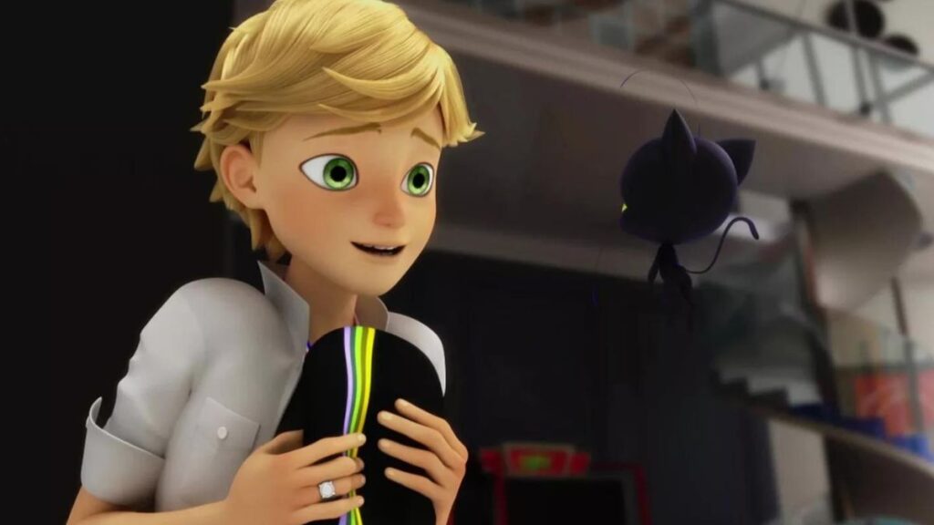 Adrien Agreste dans le dessin animé Miraculous.