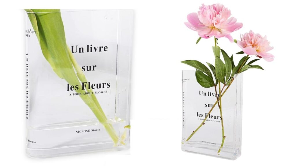 Vase en forme de livre