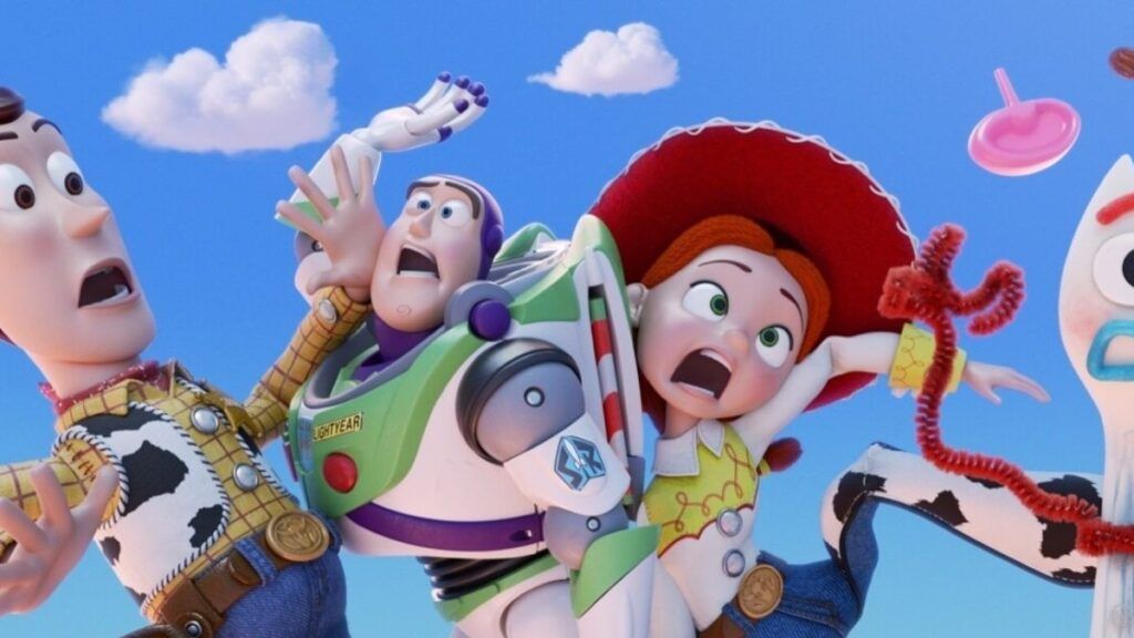 Woody, Buzz, Jessie dans Toy Story 4