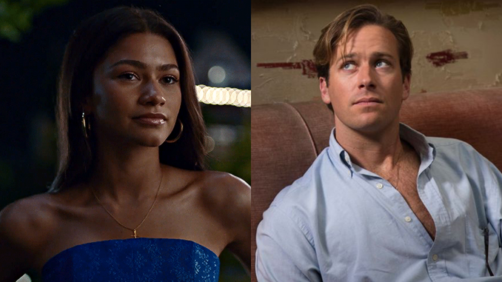 Zendaya dans Challengers et Armie Hammer dans Call Me By Your Name