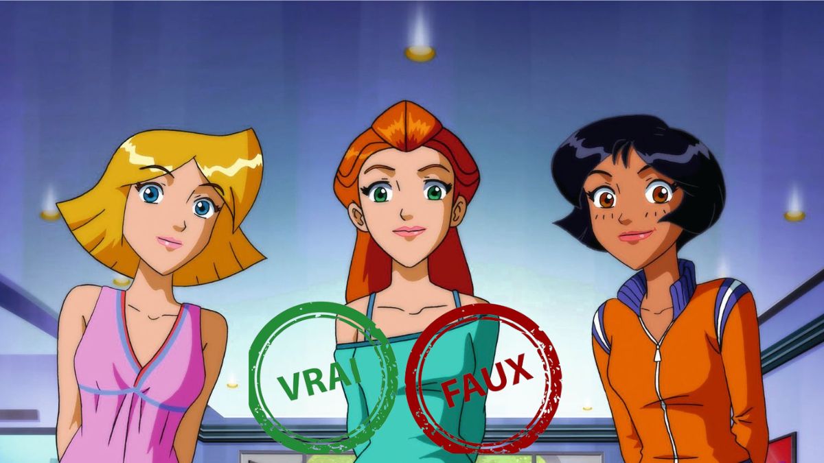 T'as grandi avec les Totally Spies si t'as 5/5 à ce quiz vrai ou faux
