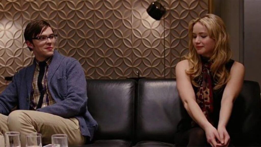 Nicholas Hoult et Jennifer Lawrence dans X-Men First Class