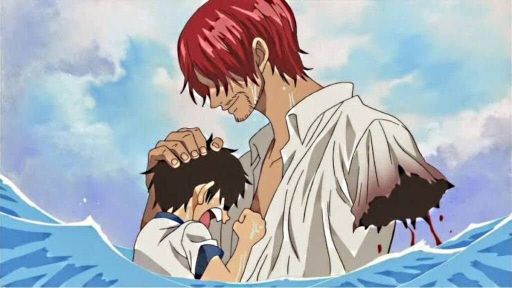 shanks sacrifice luffy