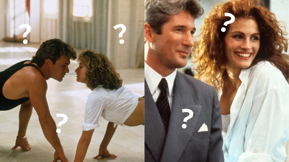 Quiz : t&rsquo;as une mauvaise mémoire si tu ne reconnais pas ces 10 répliques de Dirty Dancing et Pretty Woman