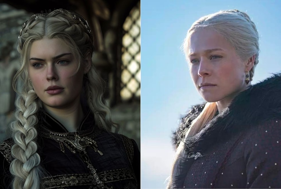 House of the Dragon : une IA imagine à quoi ressemblent les personnages dans le livre