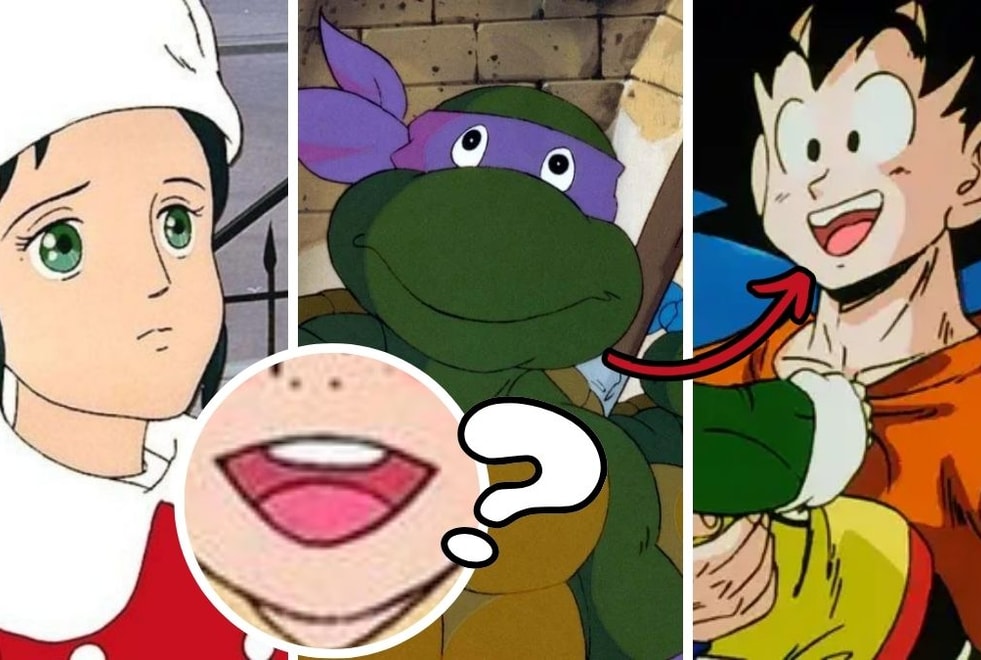 Quiz : t’as grandi dans les années 80 si tu reconnais ces 5 dessins animés grâce au sourire des personnages