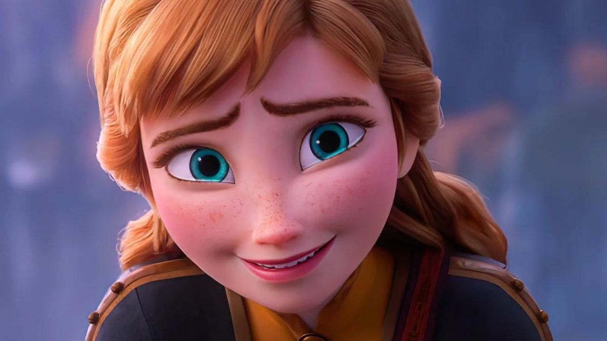 anna, sourire, la reine des neiges