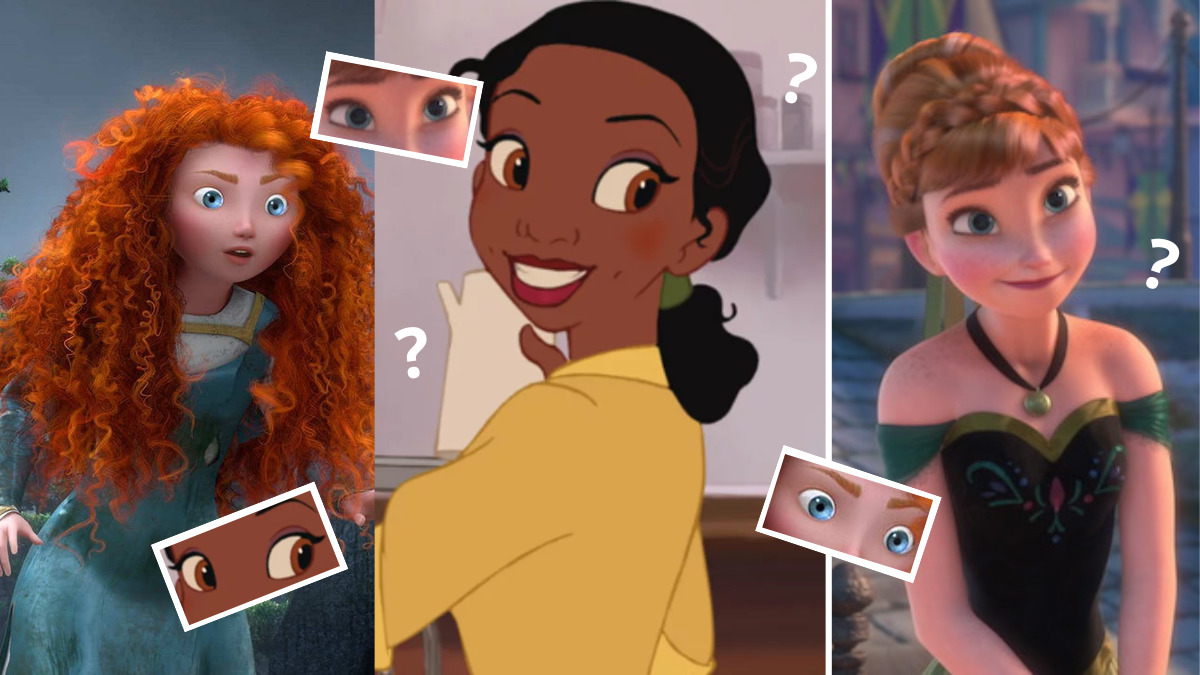 T&rsquo;as grandi devant des Disney si tu trouves les 10 Princesses et Princes à qui appartiennent ces yeux