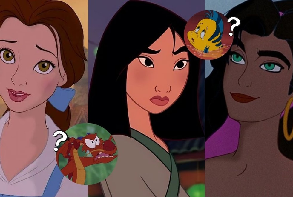 Quiz : t’es un enfant des années 90 si tu relies ces 10 princesses Disney à leur compagnon