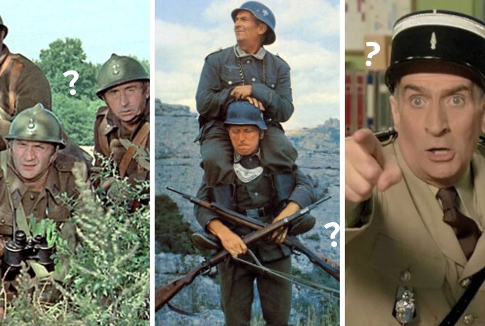 Quiz : ces 15 images appartiennent-elles à La Grande Vadrouille, La 7ème Compagnie ou Le Gendarme ?