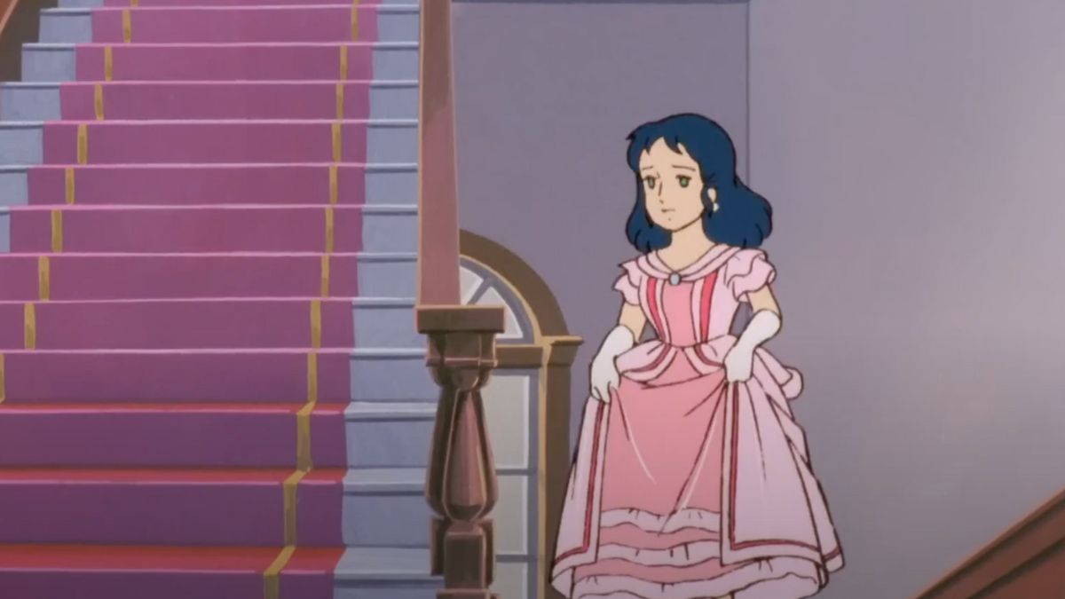 princesse sarah, robe, dessin animé, série
