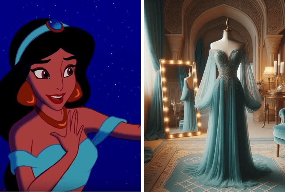 Une IA a imaginé à quoi ressembleraient les robes des princesses Disney dans la vraie vie… et c’est magique !