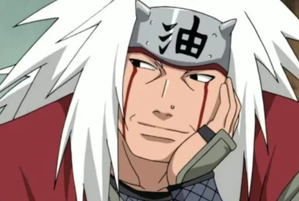 Naruto : pourquoi Jiraya a-t-il des marques rouges sous les yeux ?