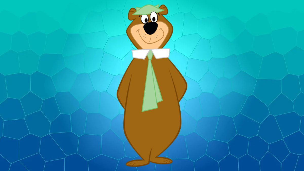 yogi l'ours, dessin animé, ça cartoon, silhouette