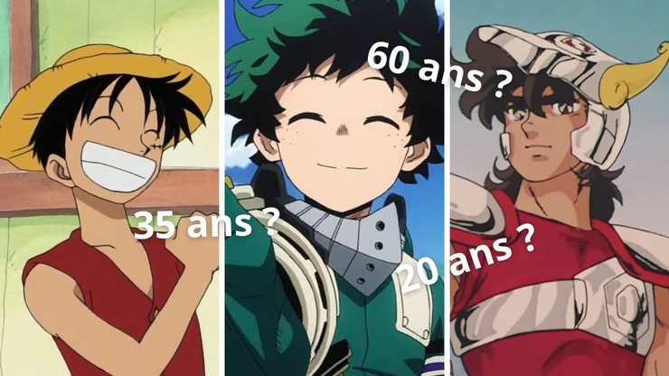 Quiz : élimine 10 personnages d'anime, on devinera ton âge