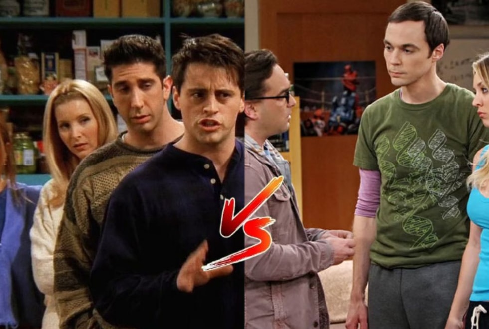 Sondage : quelle série te fait le plus rire entre Friends et The Big Bang Theory ?