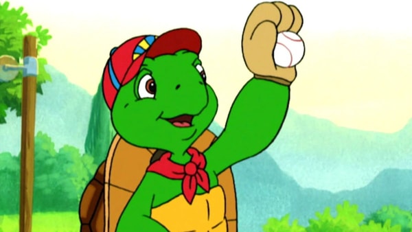 franklin la tortue, sourire, dessin animé