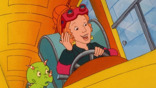 mlle bille en tête, dessin animé le bus magique, sourire