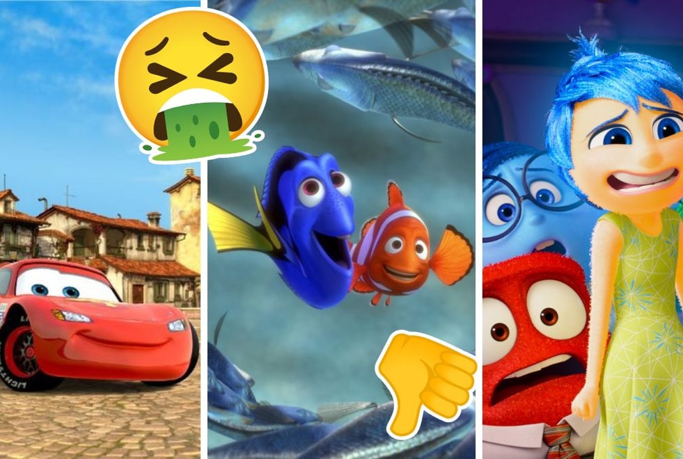 Sondage Pixar : quel film aimes-tu le moins entre Cars, Le Monde de Nemo et Vice-Versa ?