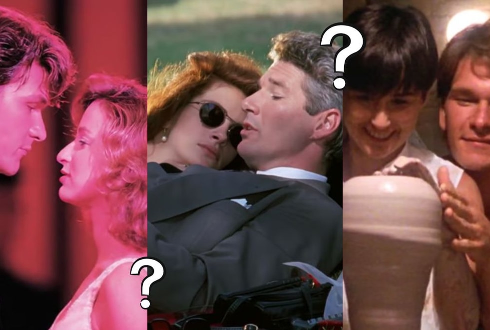 Quiz : ces images viennent-elles de Dirty Dancing, Pretty Woman ou Ghost ?