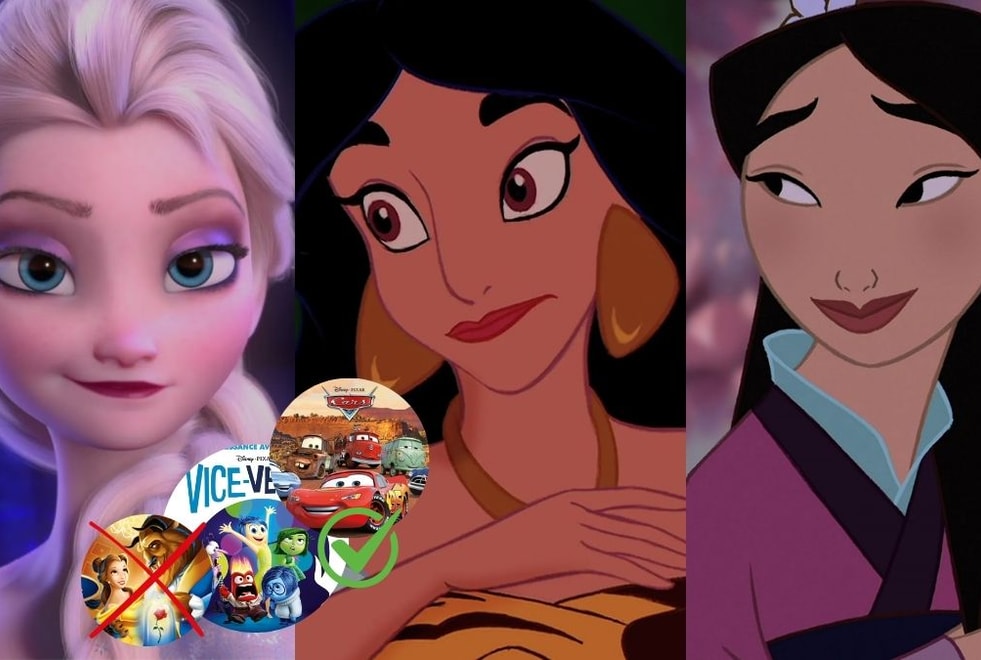 Quiz : élimine (sans mentir) 5 films Disney/Pixar et on devinera ta princesse préférée