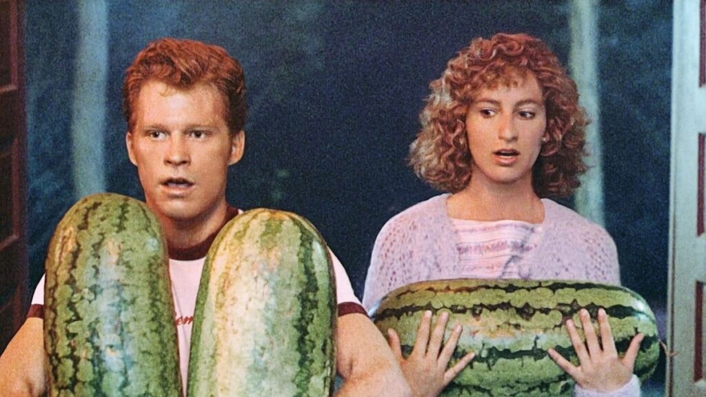 Billy et Bébé portant des pastèques dans Dirty Dancing