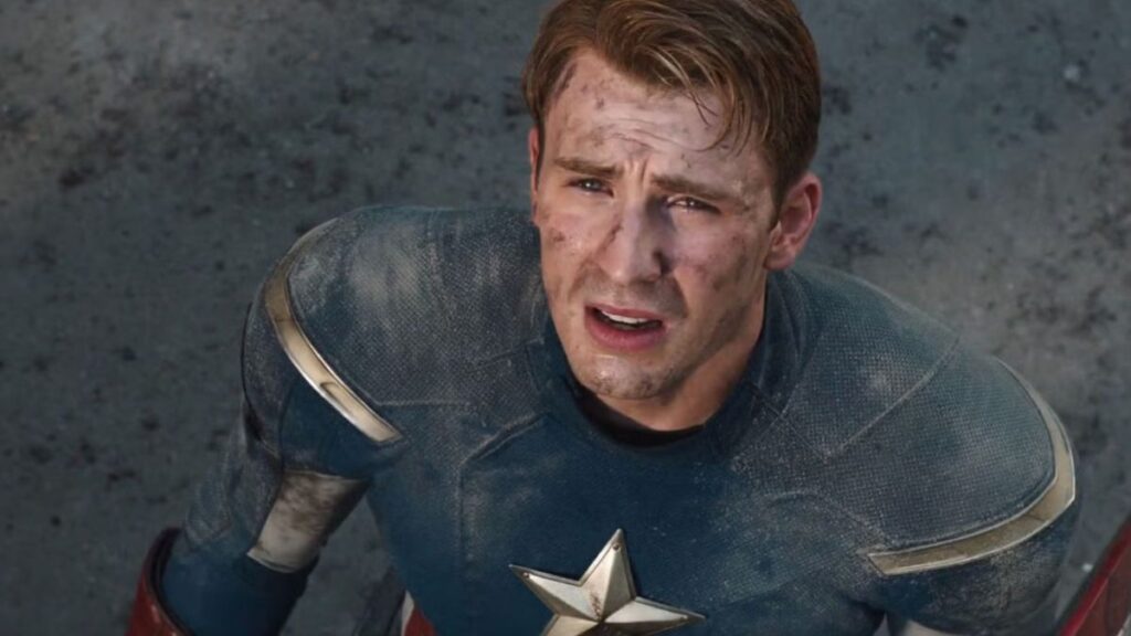 Chris Evans dans Captain America Civil War.