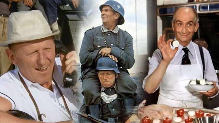 Quiz : ces 5 images viennent-elles du Corniaud, de La Grande Vadrouille ou de L'Aile ou la Cuisse ?