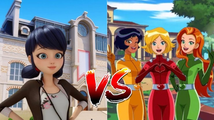 Sondage : préfères-tu aller au collège Françoise Dupont (Miraculous) ou au lycée de Beverly High (Totally Spies) ?