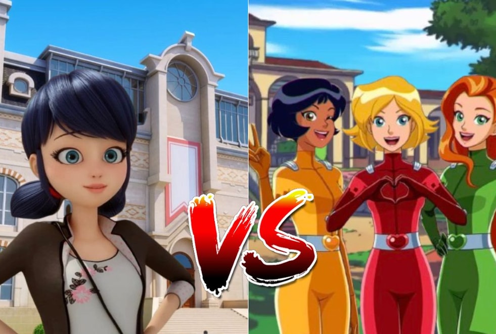 Sondage : préfères-tu aller au collège Françoise Dupont (Miraculous) ou au lycée de Beverly High (Totally Spies) ?