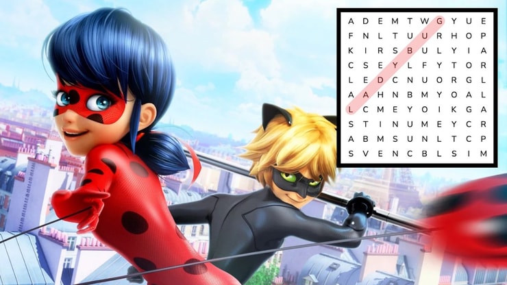 Seul un vrai fan de Miraculous retrouvera les 10 personnages cachés dans ces mots mêlés