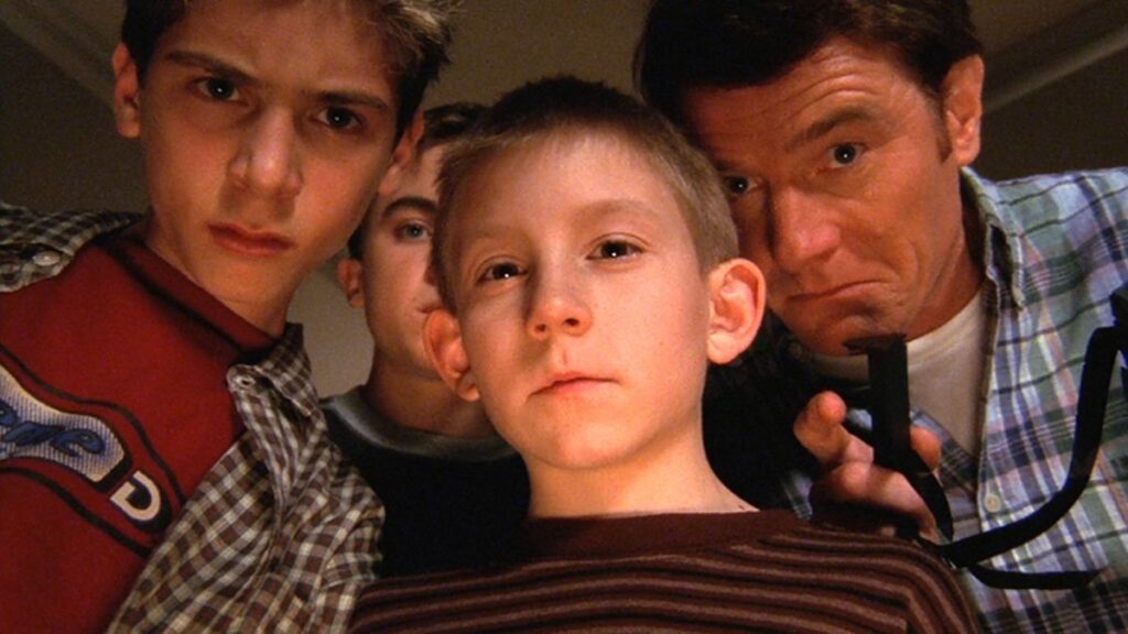 Dewey, Malcolm, Reese et Hal.