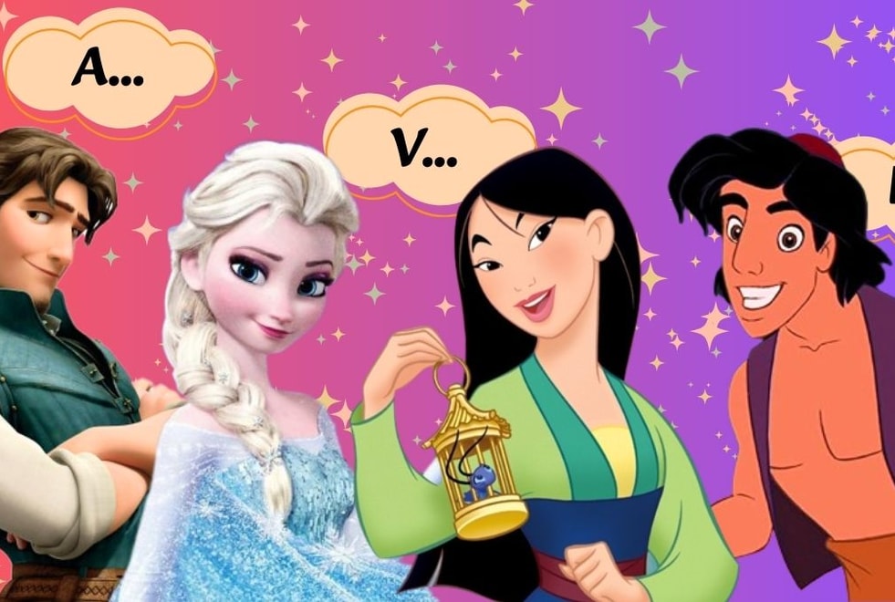 Quiz : donne-nous la première lettre de ton prénom, on te dira quel prince ou princesse Disney tu épouses