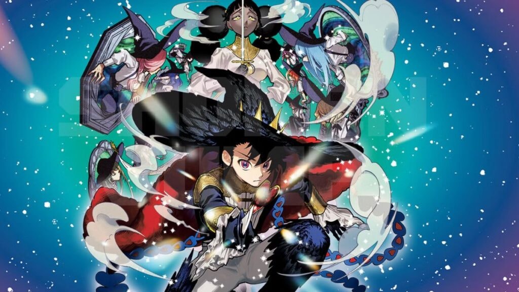 Ichi, posant avec les autres protagonistes du manga, sur l'affiche de Ichi the Witch