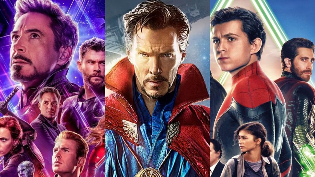 Image de une d'un quiz avec des films Marvel