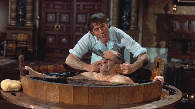 "Je tremblais de peur" : Louis de Funès balance sur sa rencontre avec Yves Montand lors du tournage de La Folie des Grandeurs