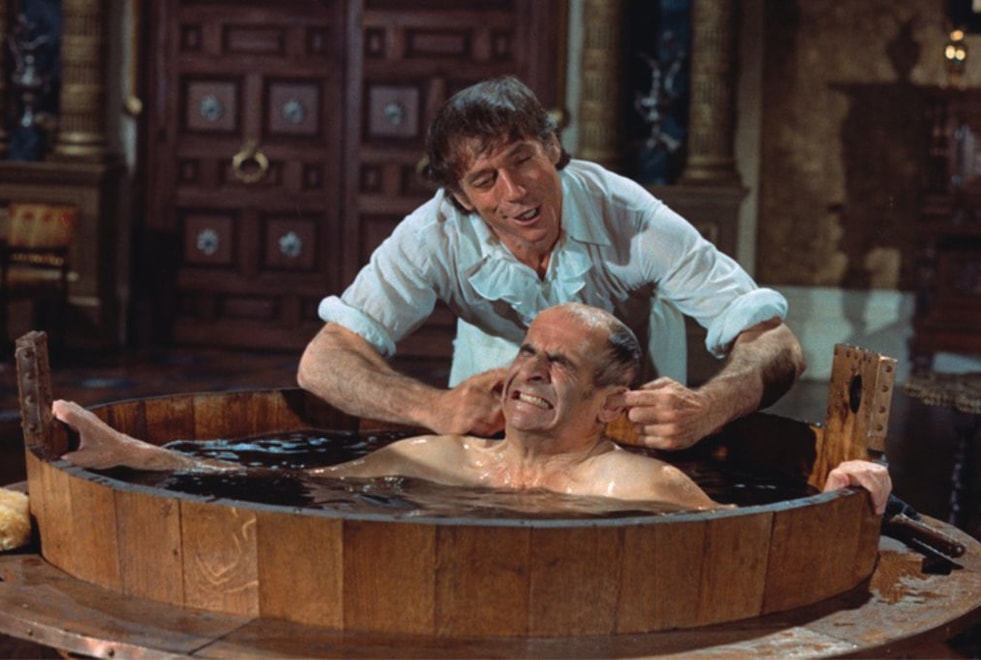 « Je tremblais de peur » : Louis de Funès balance sur sa rencontre avec Yves Montand lors du tournage de La Folie des Grandeurs
