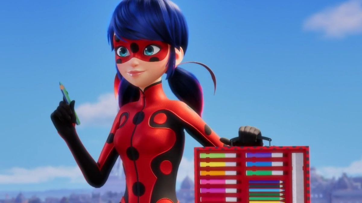 Ladybug dans l'épisode Dessinatrice de la saison 6 de Miraculous