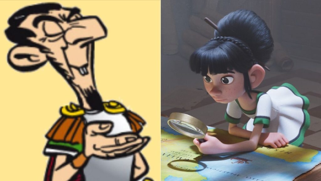 Perclus et Metadata dans Astérix et Obélix : Le Combat des Chefs