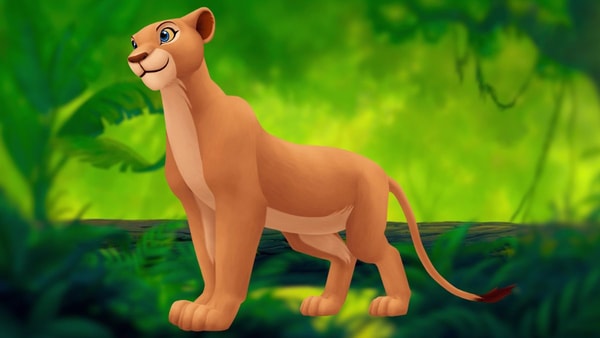 le roi lion, nala, silhouette