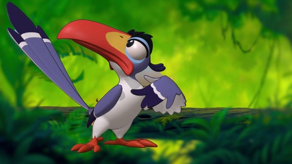 le roi lion, zazu, silhouette