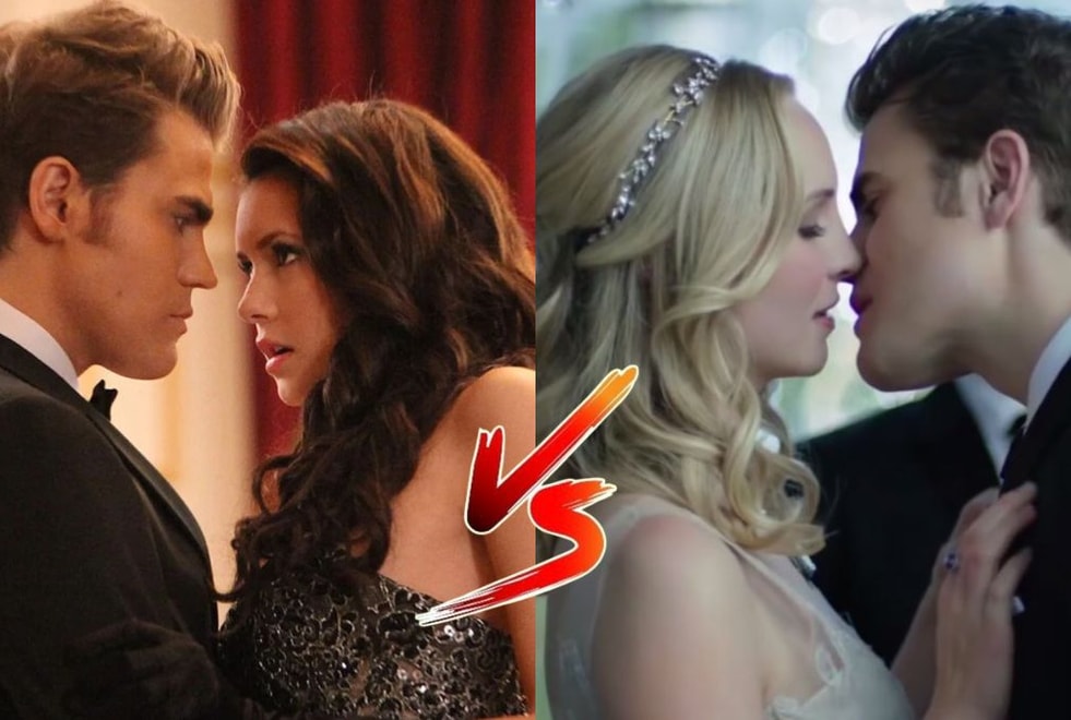 Sondage The Vampire Diaries : tu préfères Stefan avec Elena ou Caroline ?