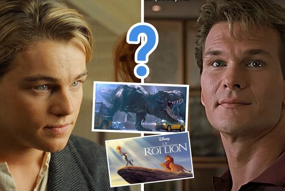 Quiz : choisis 7 films de ton enfance, on te dira si tu sauves Jack (Titanic) ou Sam (Ghost)