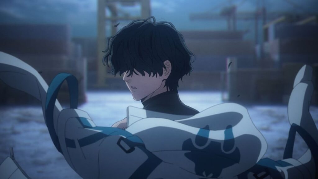 Yamato Endo laissant tomber la veste des Keels dans l'anime Wind Breaker